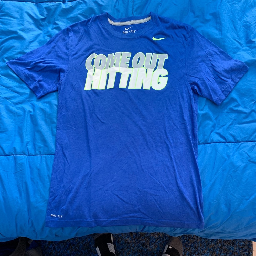 Nike Dri-Fit “Come Out Hitting” baseball shirt